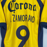 2001/02 CLUB AMERICA ZAMORANO #9 HOME SHIRT (M) NIKE