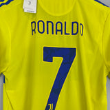 2021/22 JUVENTUS RONALDO #7 *BNWT* AUTHENTIC THIRD SHIRT (L) ADIDAS