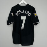 2003/05 MANCHESTER UNITED RONALDO #7 AWAY SHIRT (L) NIKE