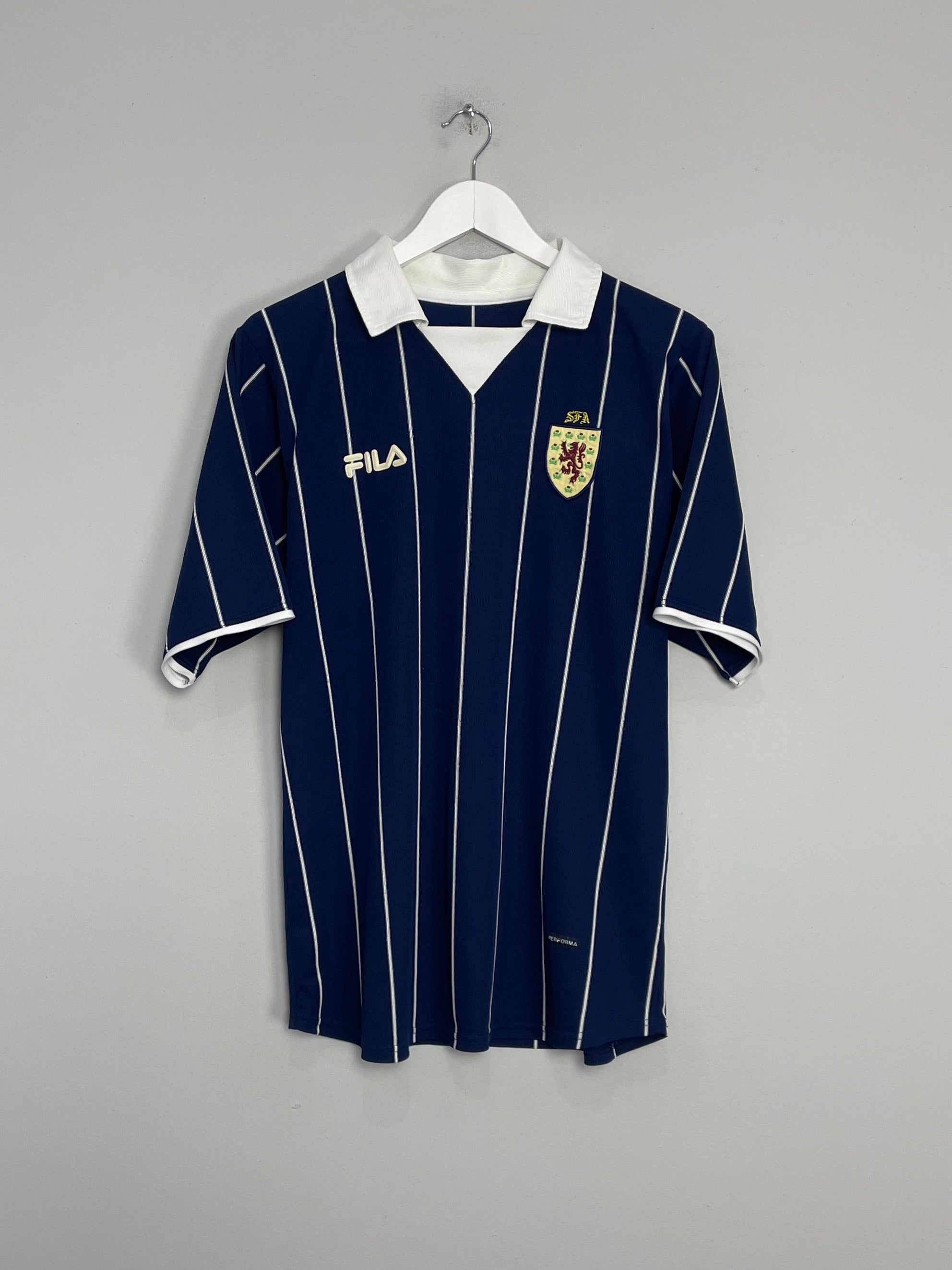 2002 SCOTLAND HOME SHIRT (L) FILA