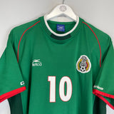 2001/02 MEXICO C.BLANCO #10 HOME SHIRT (XL) ATLETICA