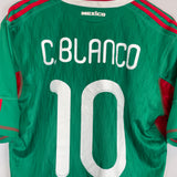 2010/11 MEXICO C.BLANCO #10 HOME SHIRT (L) ADIDAS