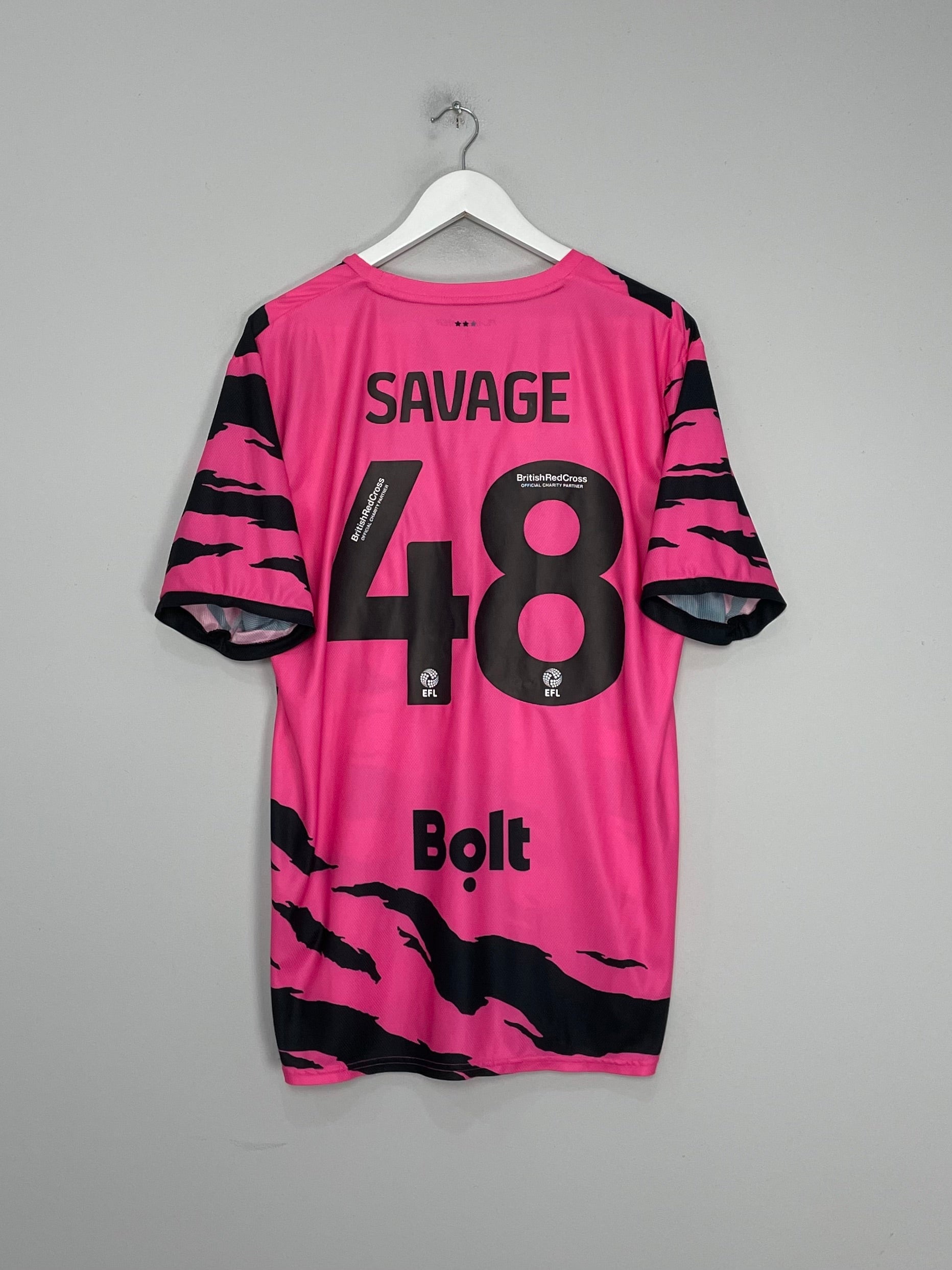 2022/23 FOREST GREEN ROVERS SAVAGE #48 AWAY SHIRT (L) PL