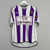 2001/02 REAL VALLADOLID BLANCO #11 HOME SHIRT (M) UMBRO