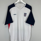 2001/03 ENGLAND TRAINING SHIRT (XL) UMBRO