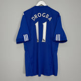 2009/10 CHELSEA DROGBA #11 HOME SHIRT (XL) ADIDAS