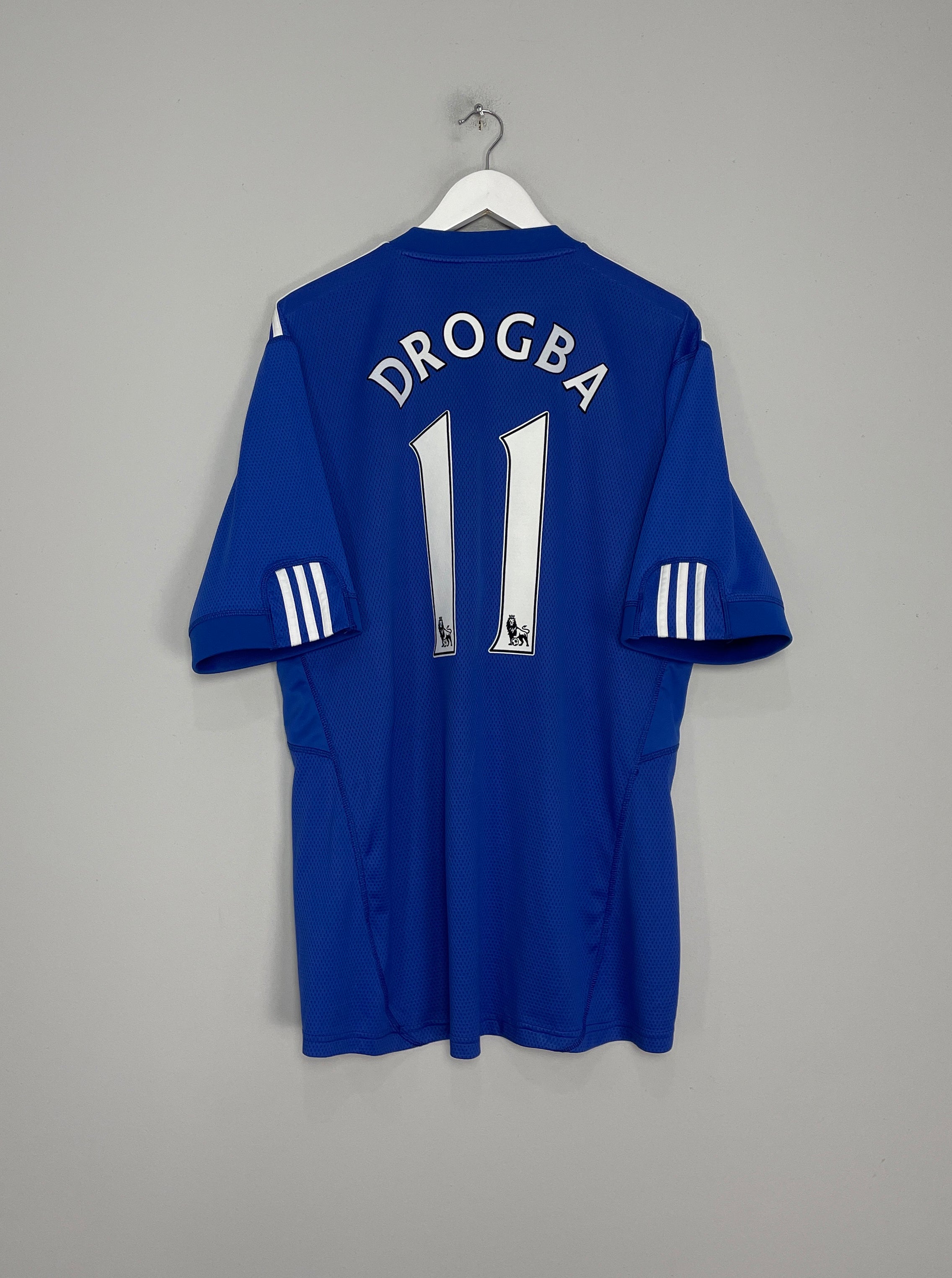 2009/10 CHELSEA DROGBA #11 HOME SHIRT (XL) ADIDAS