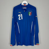 2014/15 ITALY PIRLO #21 L/S HOME SHIRT (XL) PUMA