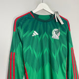 2022/23 MEXICO *BNIB* L/S HOME SHIRT (M) ADIDAS