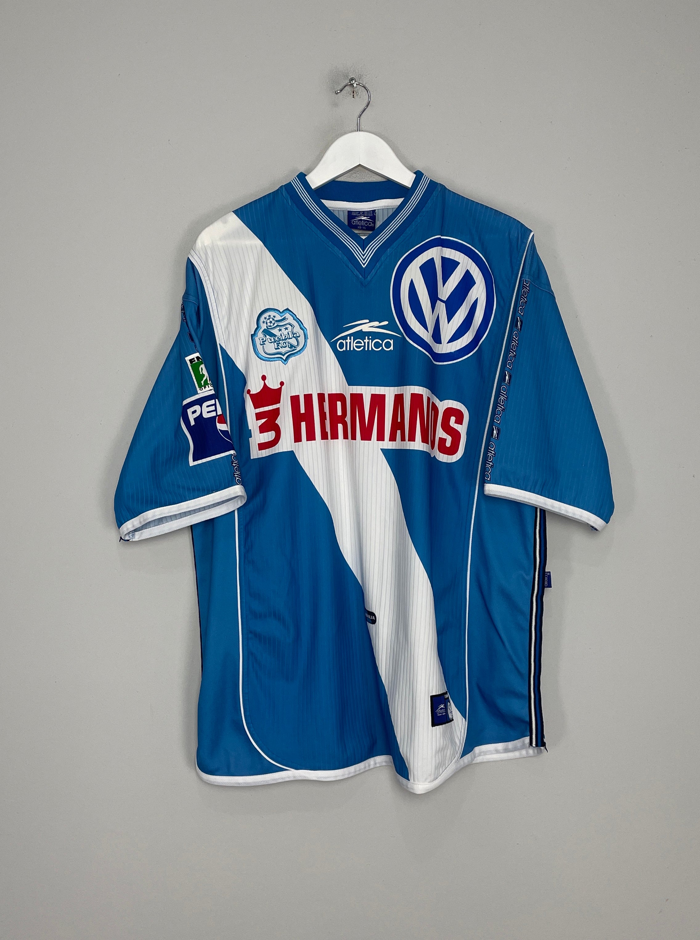 2000/01 PUEBLA HOME SHIRT (XL) ATLETICA