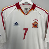 2004/05 SPAIN RAUL #7 AWAY SHIRT (L) ADIDAS