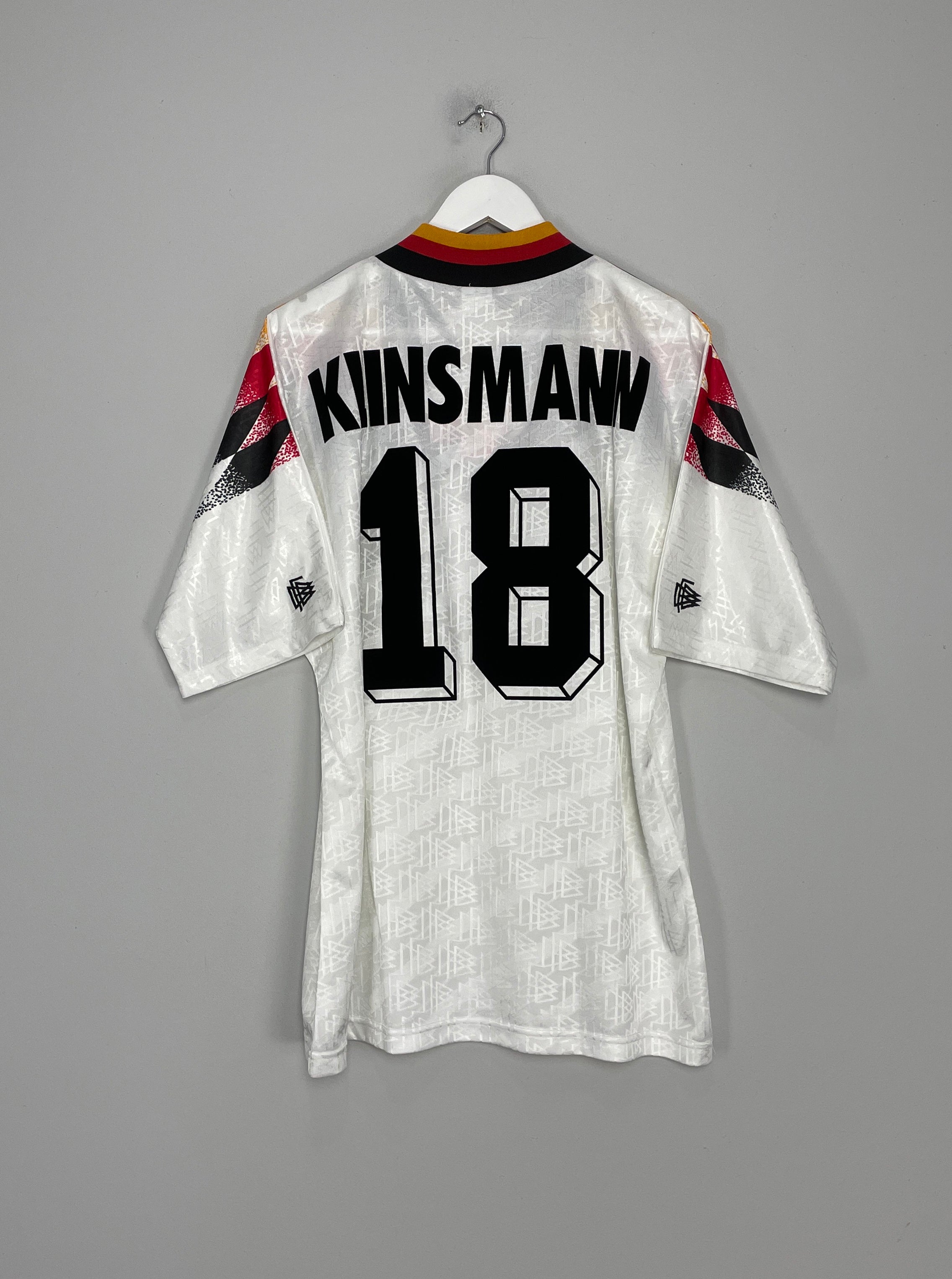 1994/96 GERMANY KLINSMANN #18 HOME SHIRT (L) ADIDAS