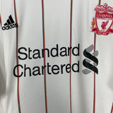 2010/11 LIVERPOOL SUAREZ #7 AWAY SHIRT (XXL) ADIDAS