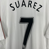 2010/11 LIVERPOOL SUAREZ #7 AWAY SHIRT (XXL) ADIDAS