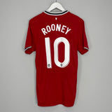 2011/12 MANCHESTER UNITED ROONEY #10 HOME SHIRT (M) NIKE