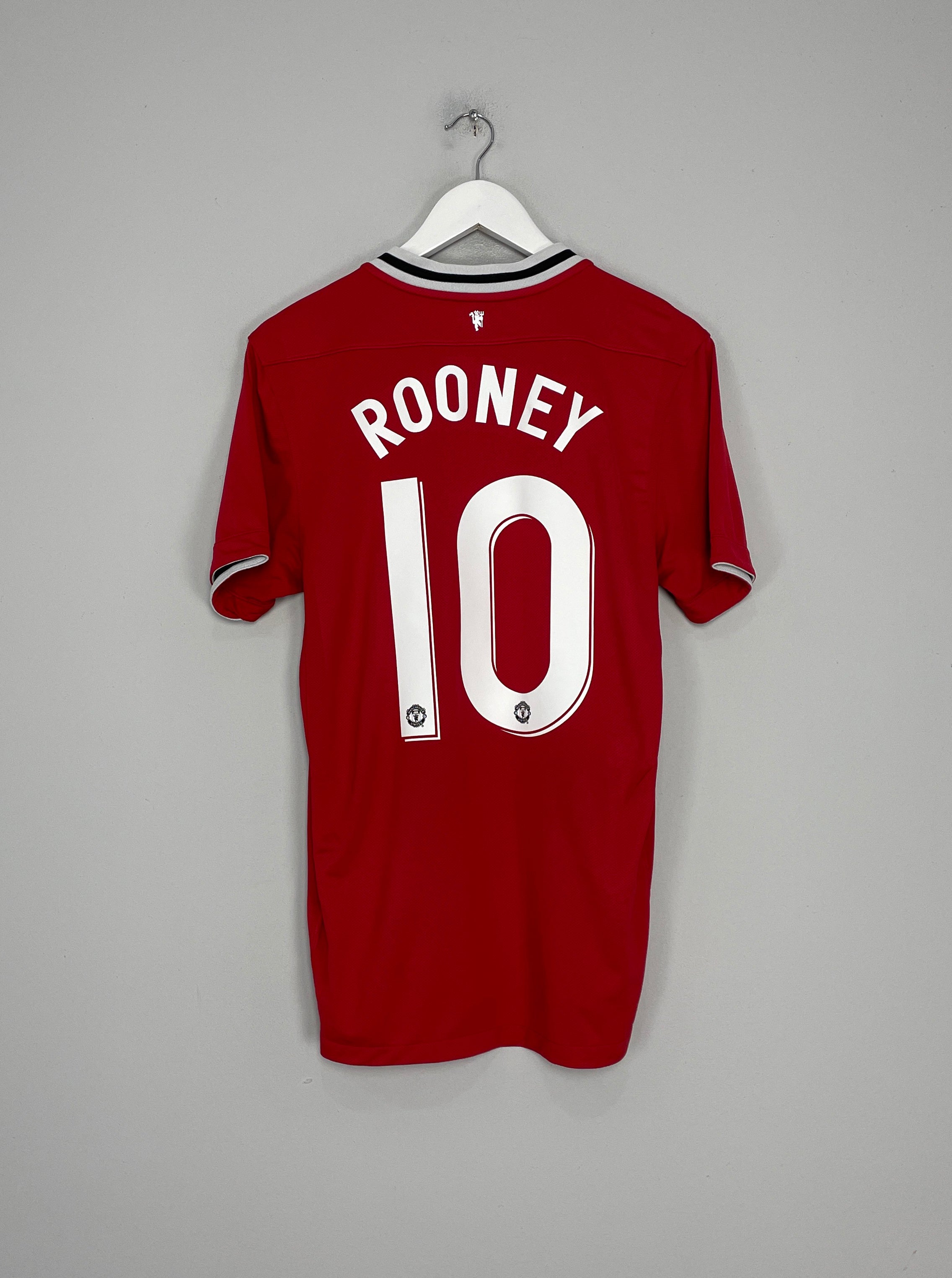 2011/12 MANCHESTER UNITED ROONEY #10 HOME SHIRT (M) NIKE