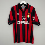 1996/97 AC MILAN BAGGIO #10 HOME SHIRT (L) LOTTO