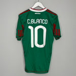 2010 MEXICO BLANCO #10 HOME SHIRT (S) ADIDAS