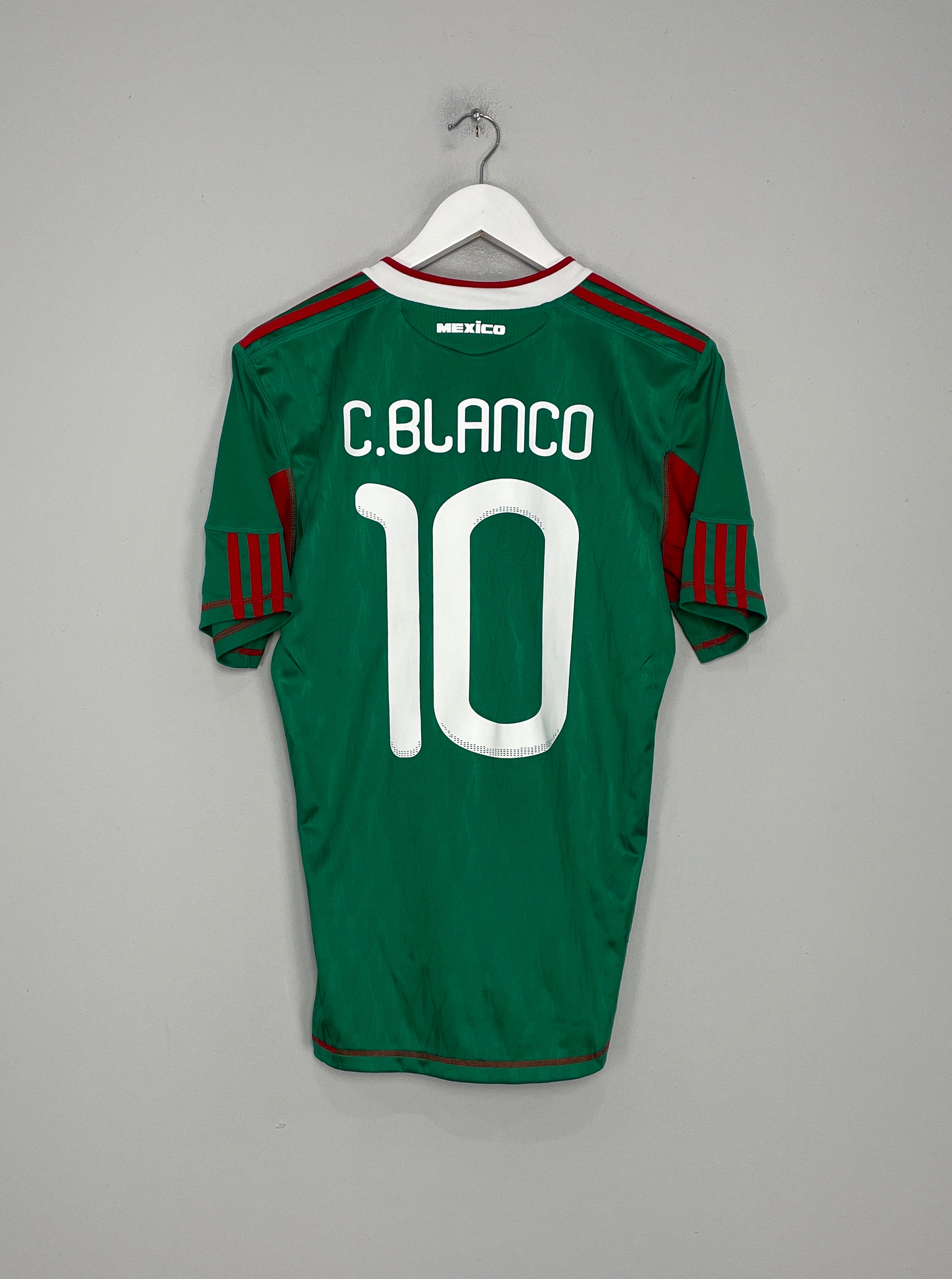 2010 MEXICO BLANCO #10 HOME SHIRT (S) ADIDAS