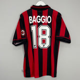 Image of the AC Milan Baggio shirt from the 1996/97 season