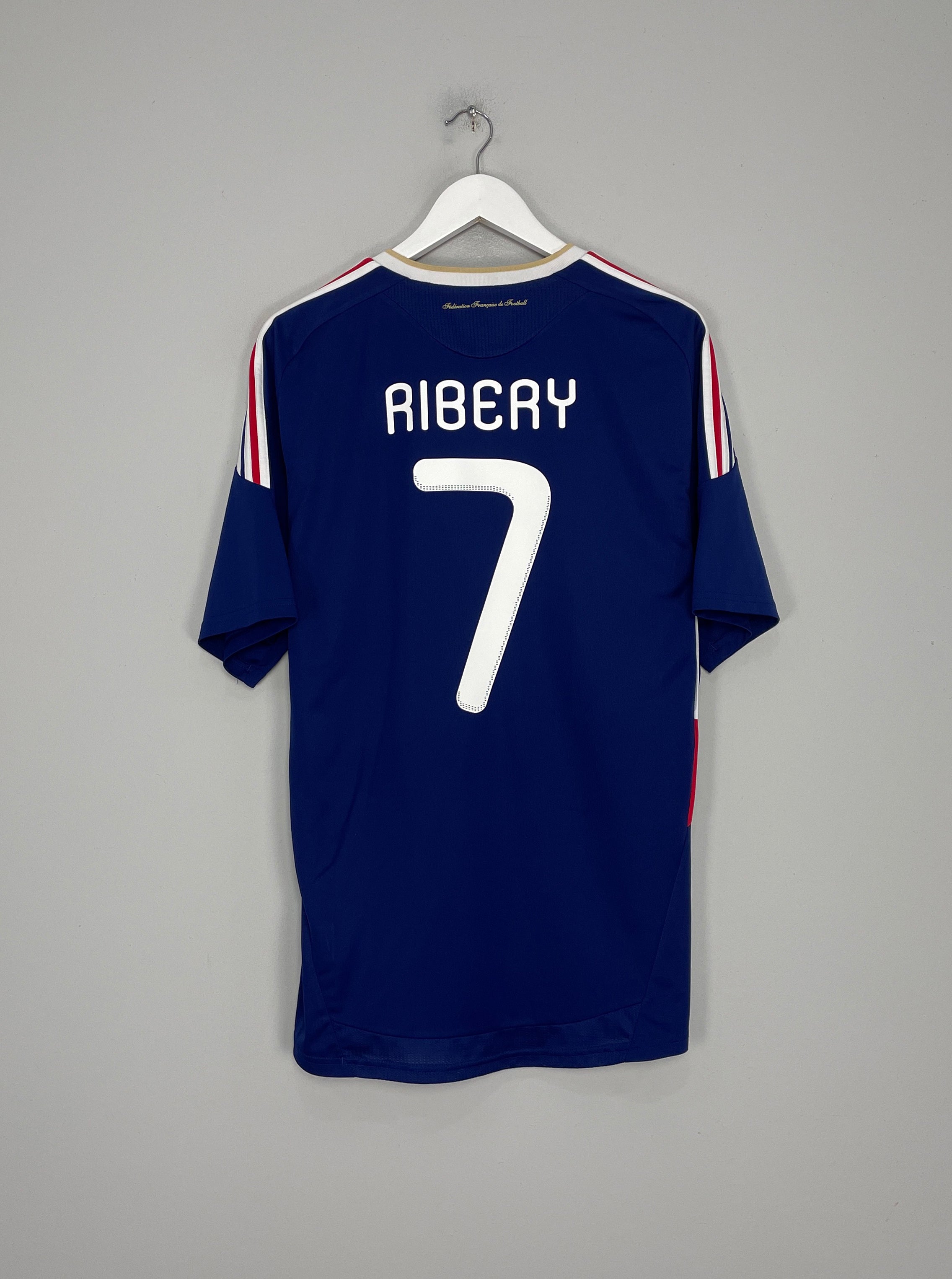 2009/10 FRANCE RIBERY #7 HOME SHIRT (L) ADIDAS