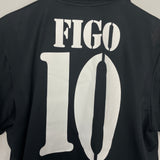 2001/02 REAL MADRID FIGO #10 *CENTENARY* AWAY SHIRT (S) ADIDAS