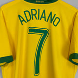 2006/07 BRAZIL ADRIANO #7 HOME SHIRT (XL) NIKE