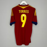 2012/13 SPAIN TORRES #9 CONFEDERATIONS CUP HOME SHIRT (M) ADIDAS