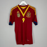 2012/13 SPAIN TORRES #9 CONFEDERATIONS CUP HOME SHIRT (M) ADIDAS