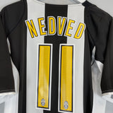 2004/05 JUVENTUS NEDVED #11 HOME SHIRT (L) NIKE