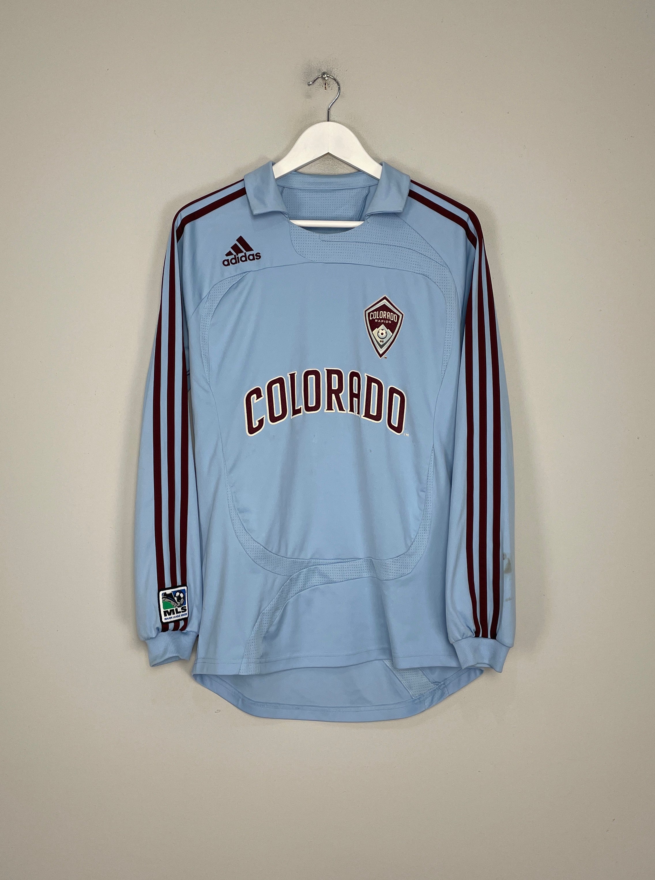 2007 COLORADO RAPIDS L/S AWAY SHIRT (M) ADIDAS