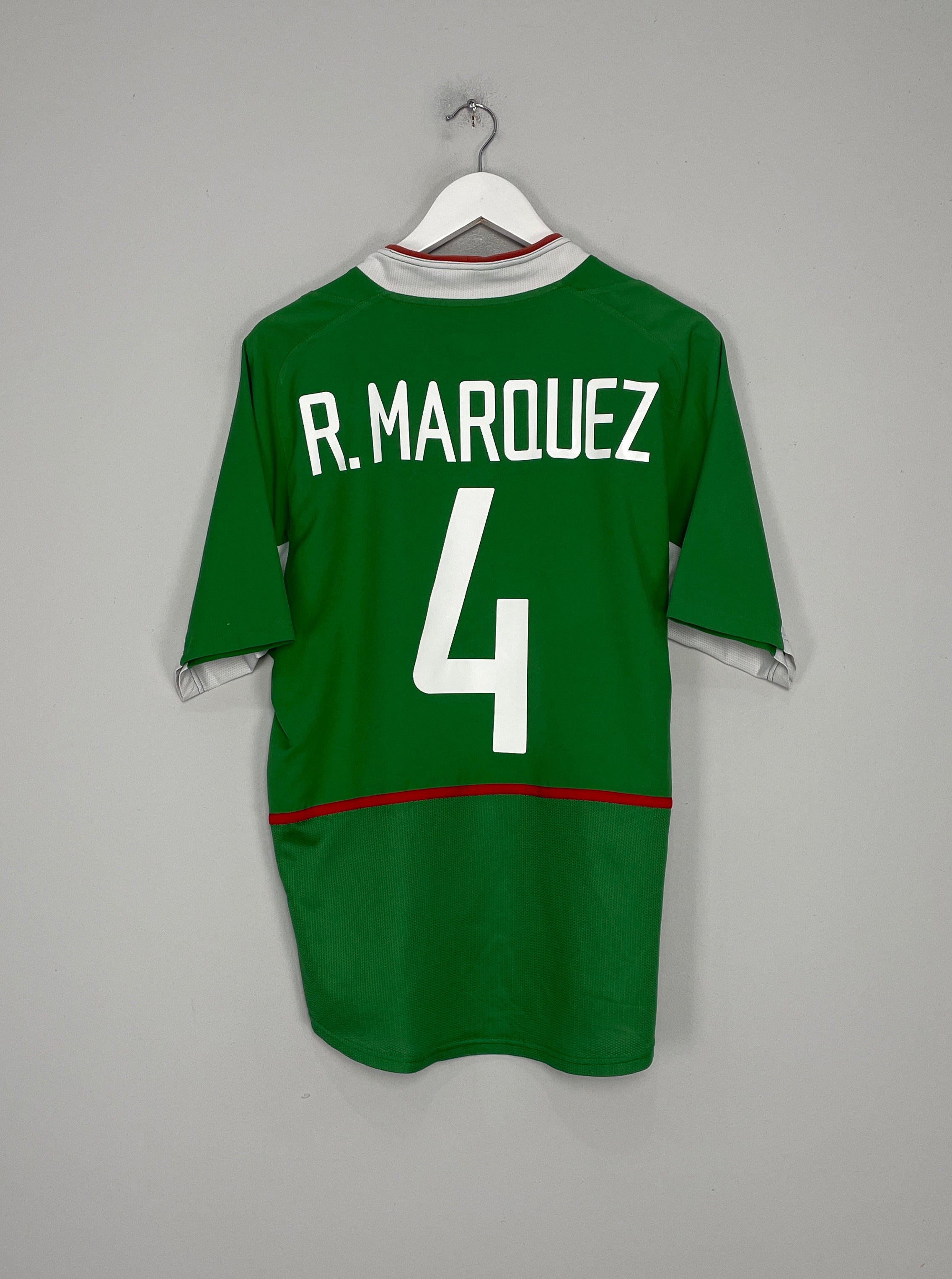 2003/04 MEXICO MARQUEZ #4 HOME SHIRT (M) NIKE