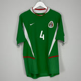 2003/04 MEXICO MARQUEZ #4 HOME SHIRT (M) NIKE