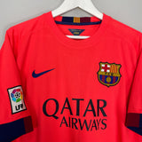 2014/15 BARCELONA MESSI #10 AWAY SHIRT (XL) NIKE