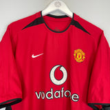 2002/04 MANCHESTER UNITED BECKHAM #7 HOME SHIRT (XL) NIKE