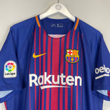 2017/18 BARCELONA MESSI #10 *BNWT* HOME SHIRT (XL) NIKE