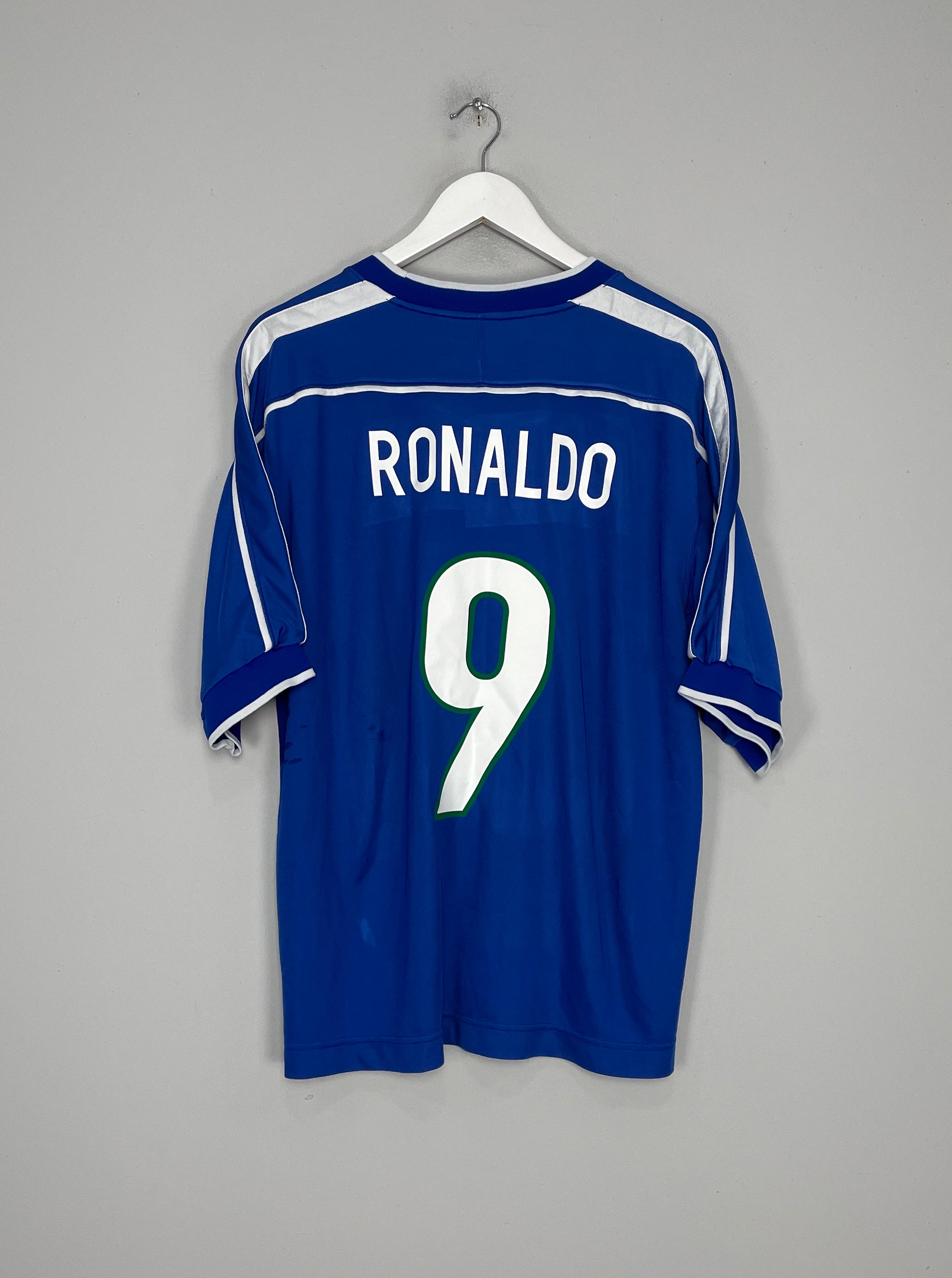 1998/00 BRAZIL RONALDO #9 AWAY SHIRT (L) NIKE