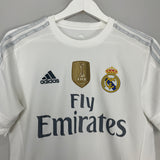 2015/16 REAL MADRID ZIDANE #5 C/L HOME SHIRT (S) ADIDAS