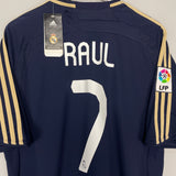 2007/08 REAL MADRID RAUL #7 *BNWT* AWAY SHIRT (L) ADIDAS