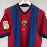 1998/00 BARCELONA GUARDIOLA #4 HOME SHIRT (M) ADIDAS