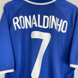 2000/01 BRAZIL RONALDINHO #9 AWAY SHIRT (XL) NIKE