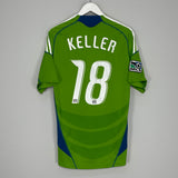 2009 SEATTLE SOUNDERS KELLER #18 HOME SHIRT (M) ADIDAS