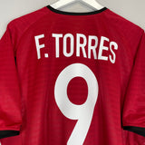 2001/02 ATLETICO MADRID F.TORRES #9 AWAY SHIRT (XL) NIKE