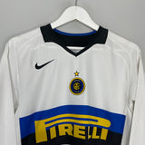 2005/06 INTER MILAN ADRIANO #10 L/S AWAY SHIRT (S) NIKE