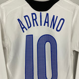 2005/06 INTER MILAN ADRIANO #10 L/S AWAY SHIRT (S) NIKE