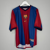 1998/00 BARCELONA GUARDIOLA #4 HOME SHIRT (L) NIKE