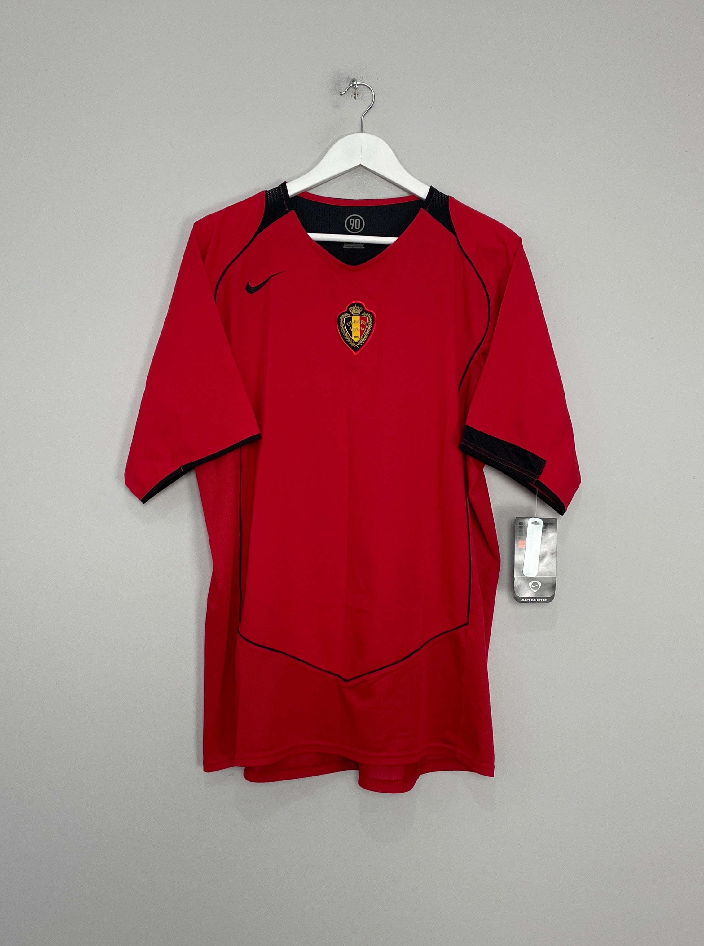 Image of the Belgium shirt from the 2004/06 season