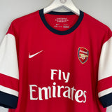 2012/14 ARSENAL ARTETA #8 HOME SHIRT (XL) NIKE