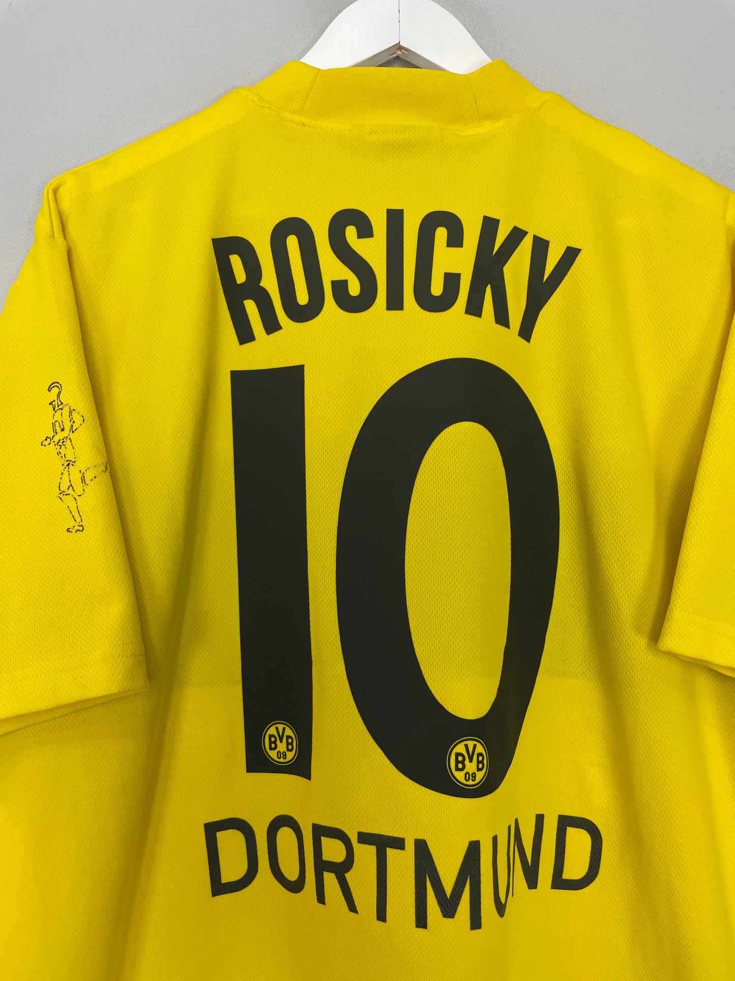 2002/03 DORTMUND ROSICKY #10 HOME SHIRT (XL) GOOOLDE