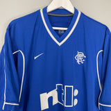 1999/01 RANGERS HOME SHIRT (XL) NIKE